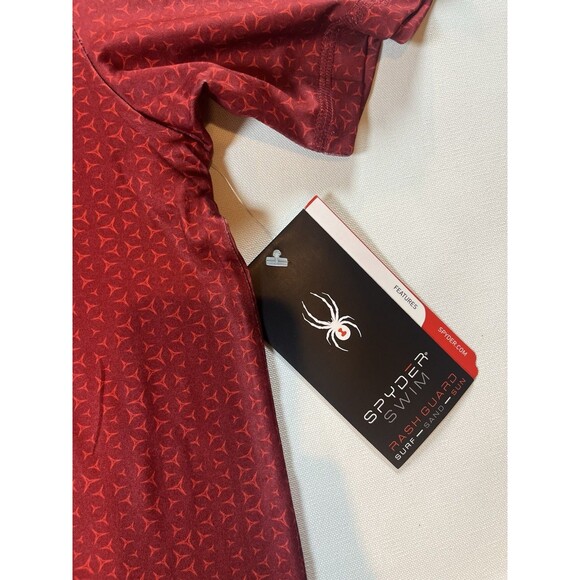 Spyder Men’s Surf Sand Sun Short Sleeve Rash Guard Tee UPF Protection Swim Shirt - Picture 5 of 7